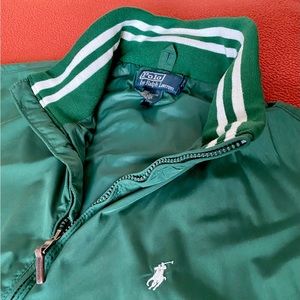Mens Ralph Lauren Polo Windbreak Green Jacket